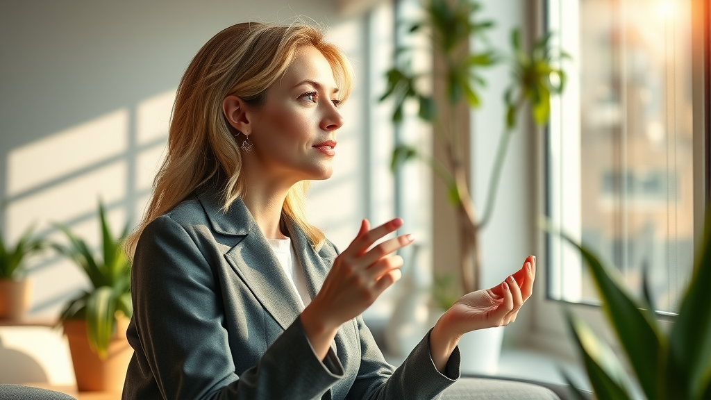 Choosing the right customer startup: Inspired woman leader planning customer strategy in co-working lounge